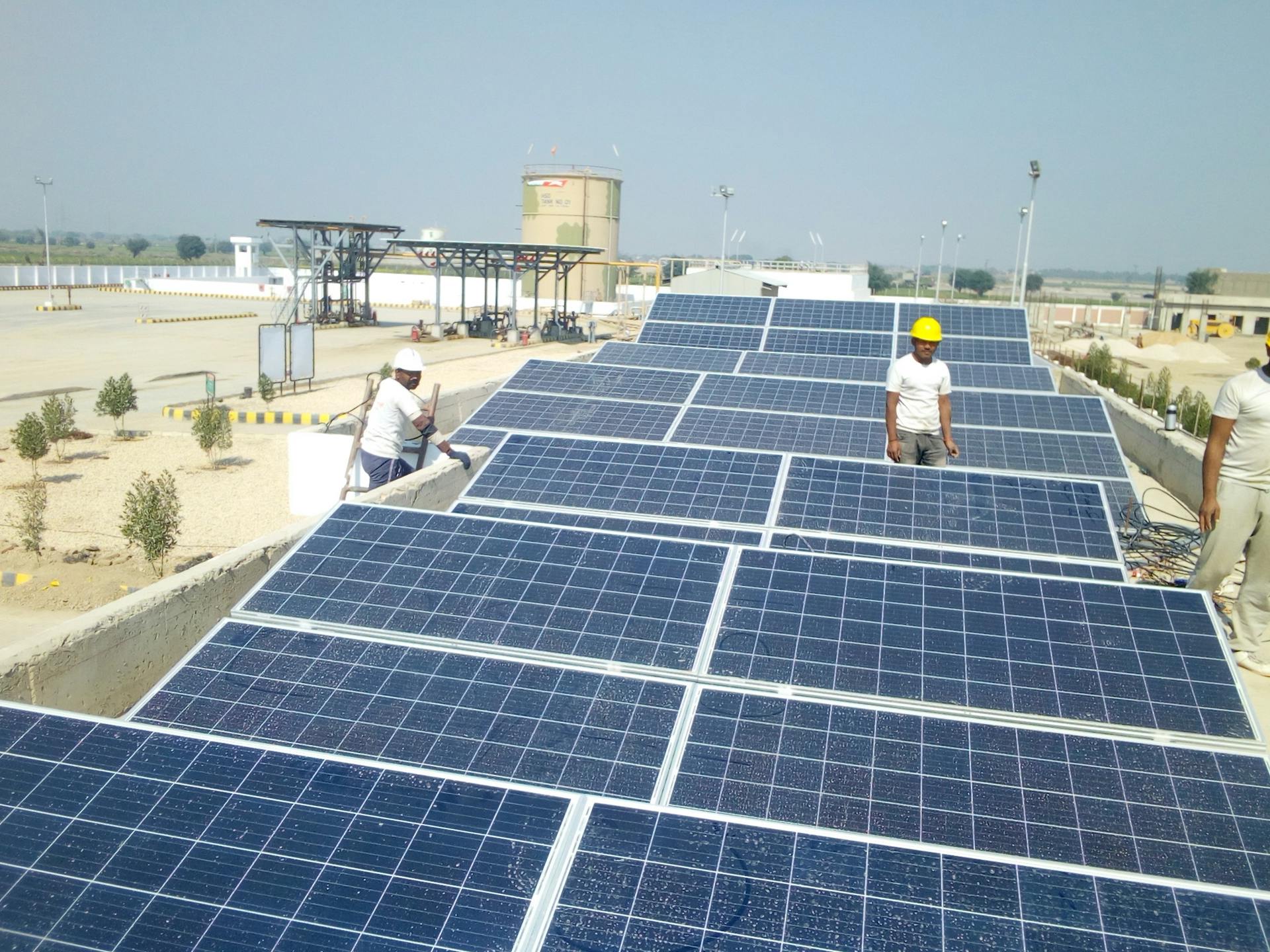 Solar installation in Jodhpur, Rajasthan